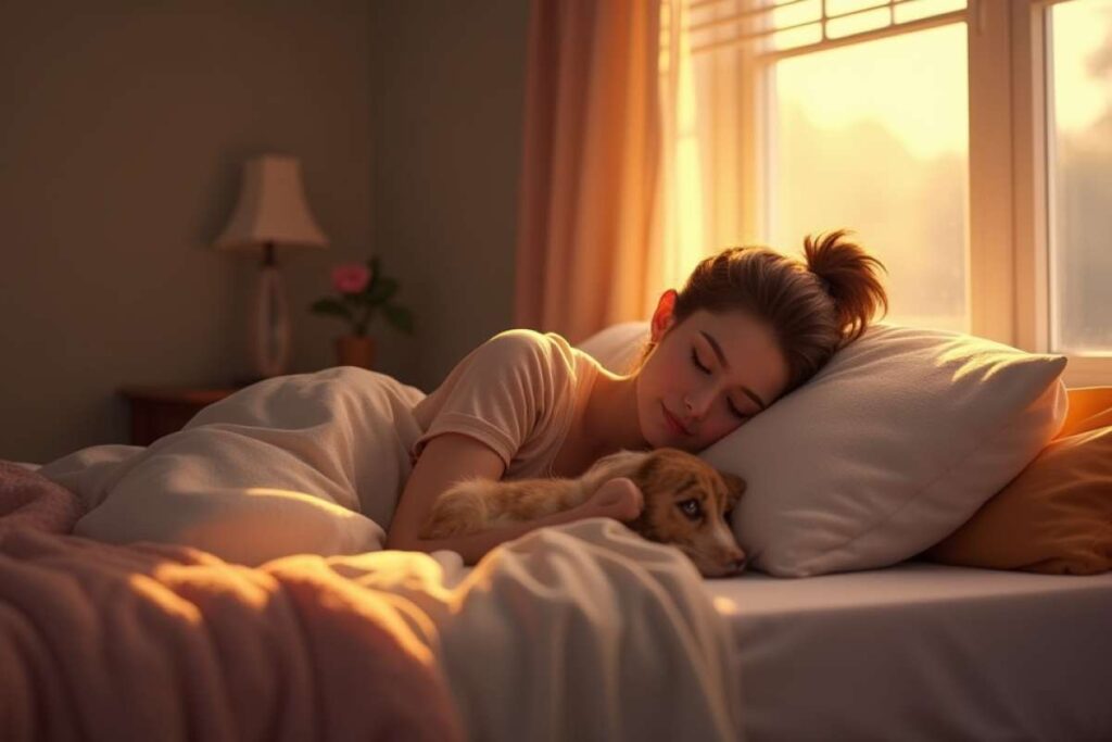 Dormire con l’animale domestico: secondo la psicologia, riflesso di sette qualità personali