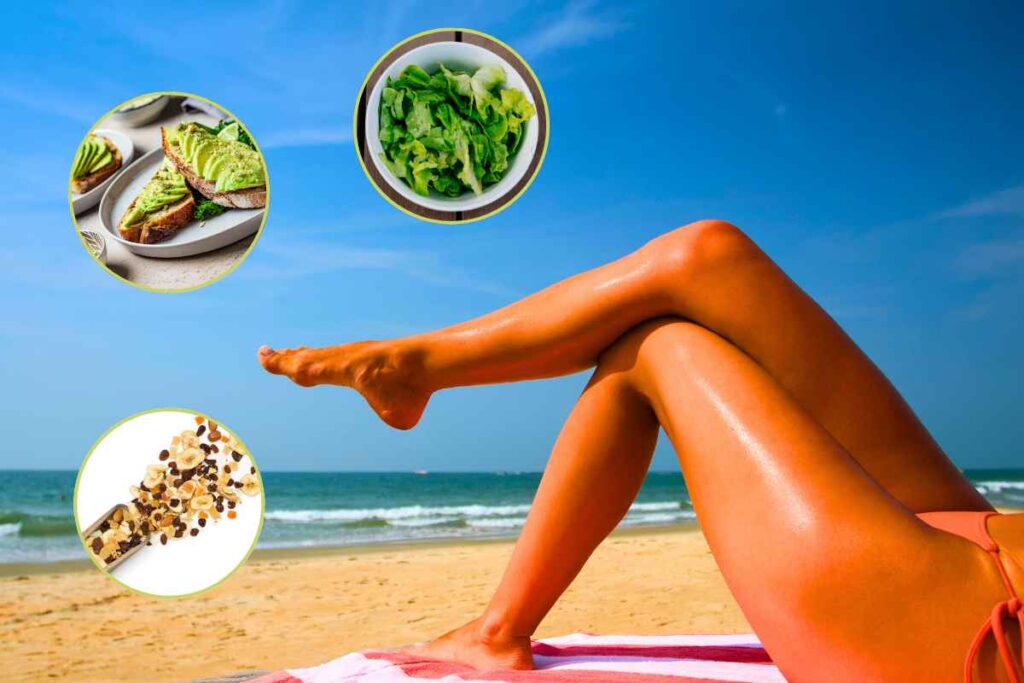 alimenti che abbronzano